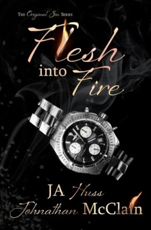 Book cover for "Flesh into Fire" by JA Huss