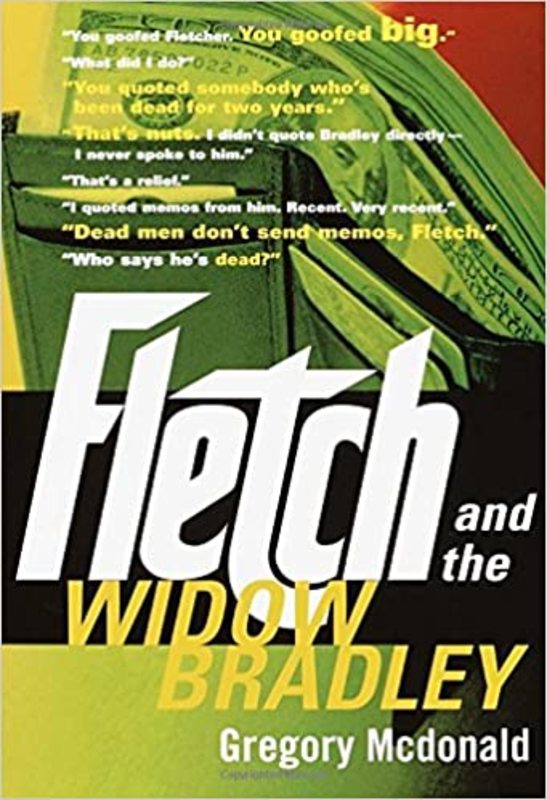 Book cover for "Fletch and the Widow Bradley" by Gregory Mcdonald
