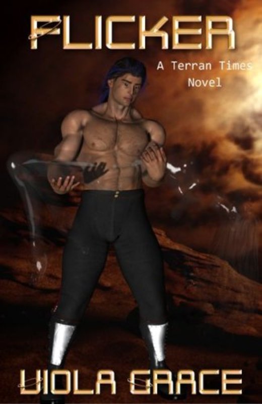 Book cover for "Flicker" by Viola Grace