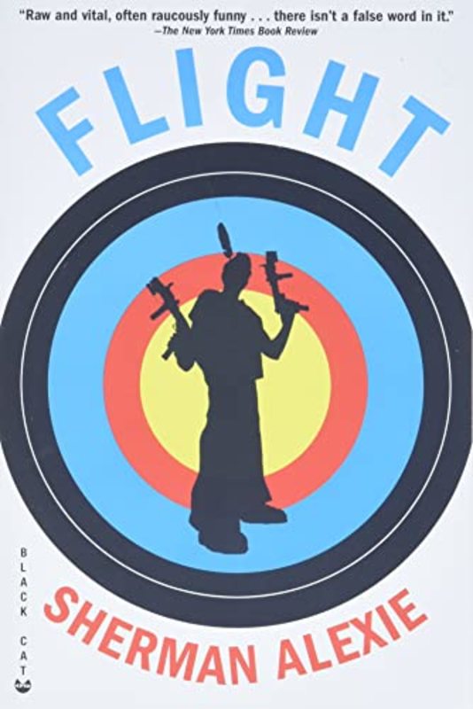 Book cover for "Flight" by Sherman Alexie