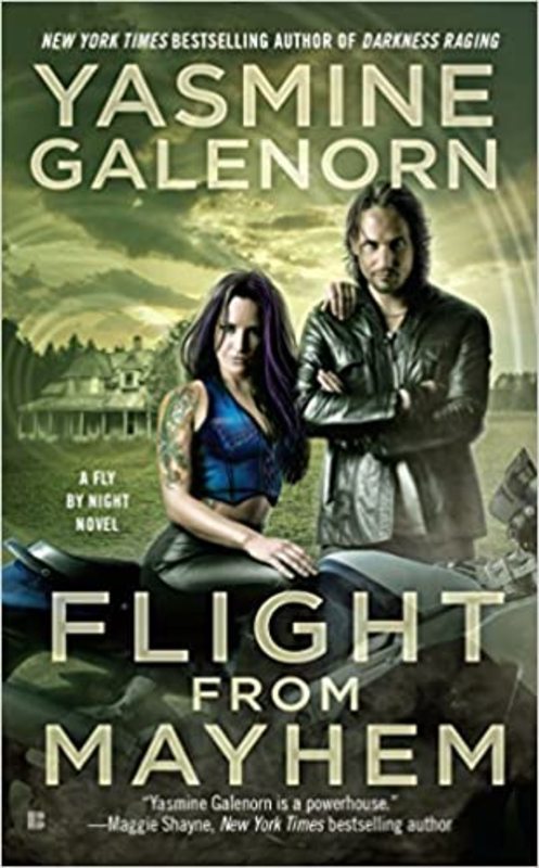 Book cover for "Flight from Mayhem" by Yasmine Galenorn