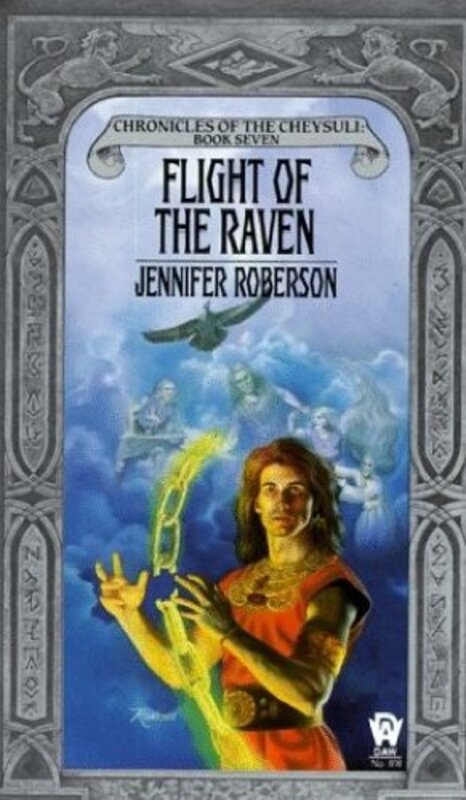 Book cover for "Flight of the Raven" by Jennifer Roberson