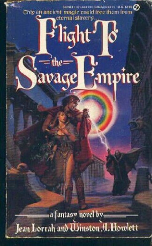 Book cover for "Flight to Savage Empire" by Jean Lorrah