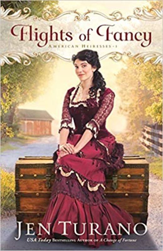 Book cover for "Flights of Fancy" by Jen Turano