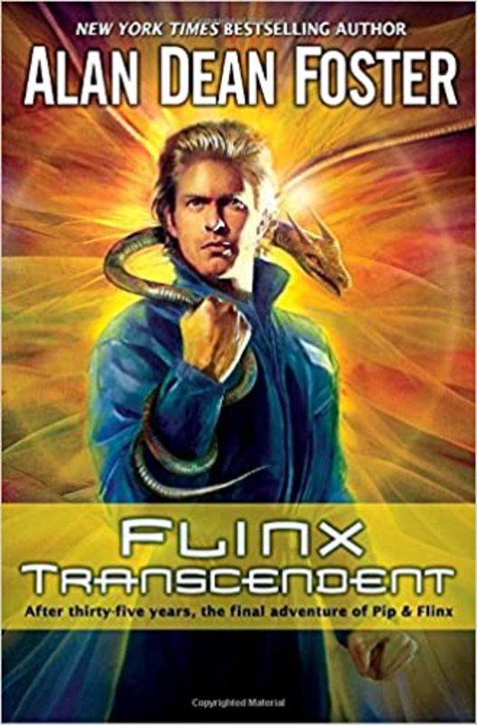 Book cover for "Flinx Transcendent" by Alan Dean Foster