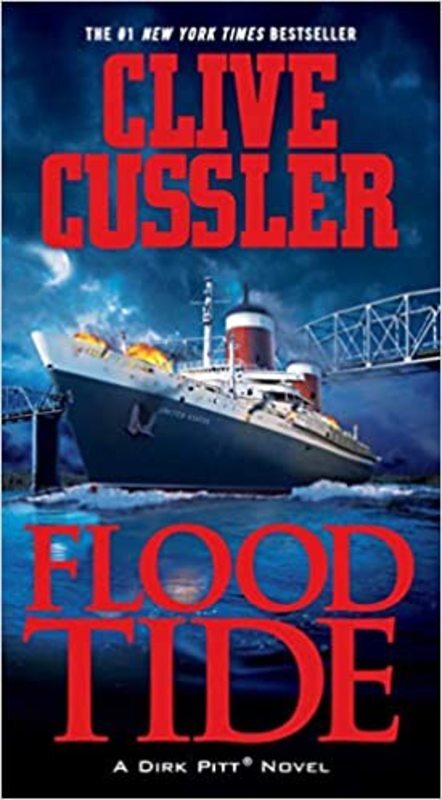 Book cover for "Flood Tide" by Clive Cussler
