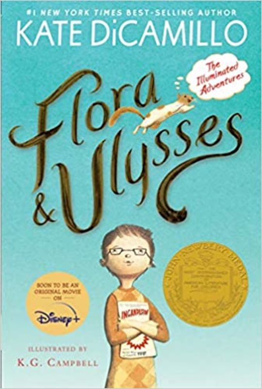 Book cover for "Flora and Ulysses" by Kate DiCamillo