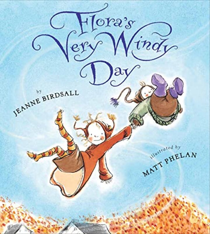 Book cover for "Flora's Very Windy Day" by Jeanne Birdsall