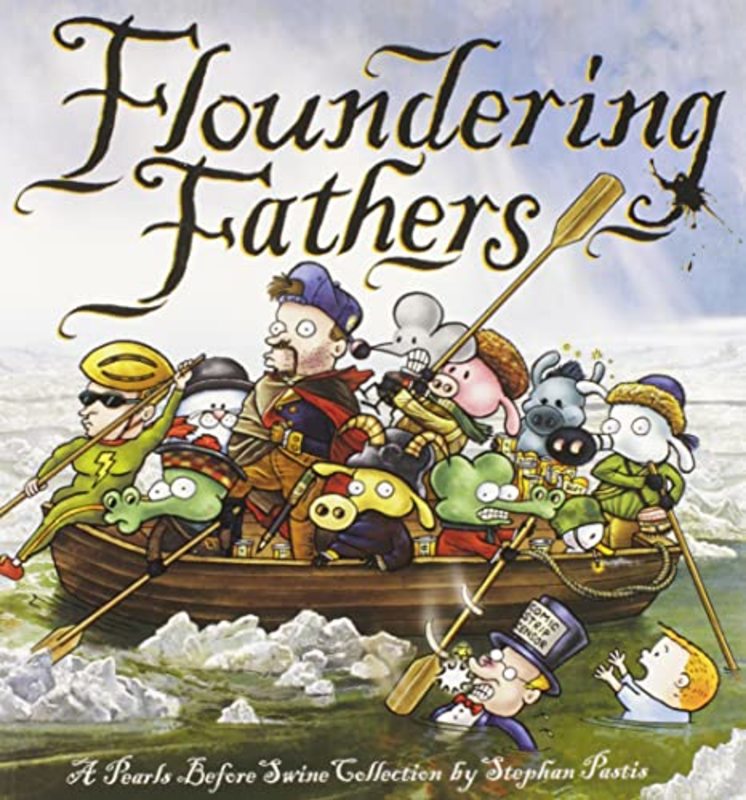 Book cover for "Floundering Fathers" by Stephan Pastis