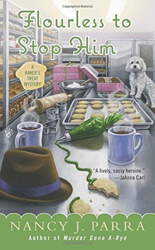 Book cover for "Flourless to Stop Him" by Nancy J Parra