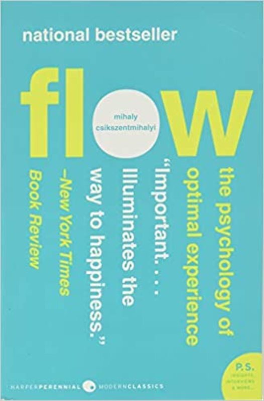 Book cover for "Flow" by Mihaly Csikszentmihalyi