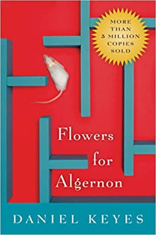 Book cover for "Flowers for Algernon" by Daniel Keyes