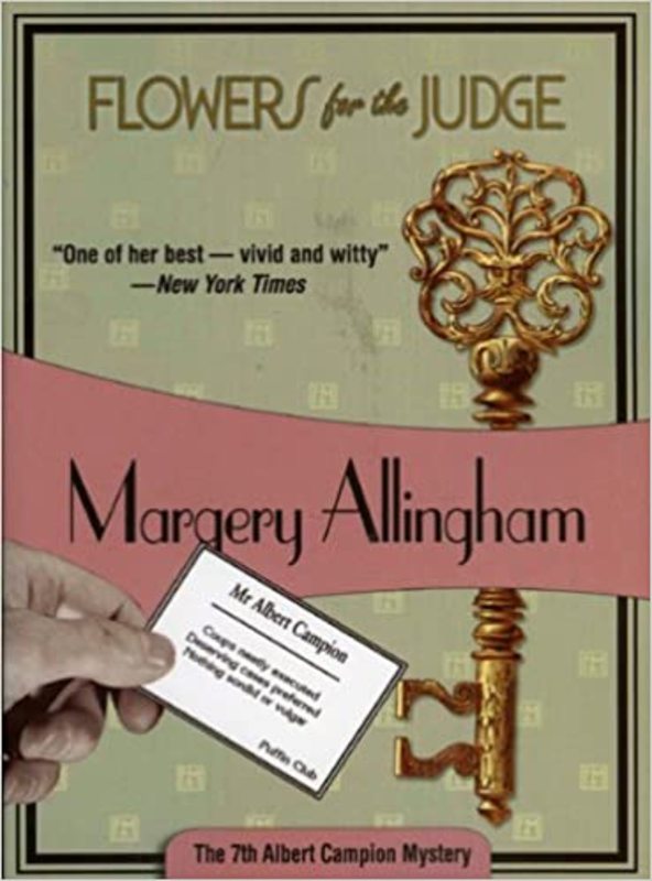 Book cover for "Flowers for the Judge" by Margery Allingham