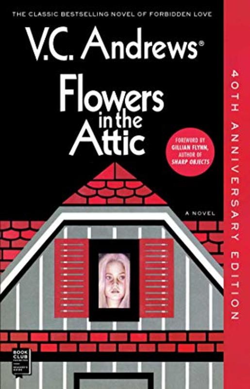 Book cover for "Flowers in the Attic" by V. C. Andrews