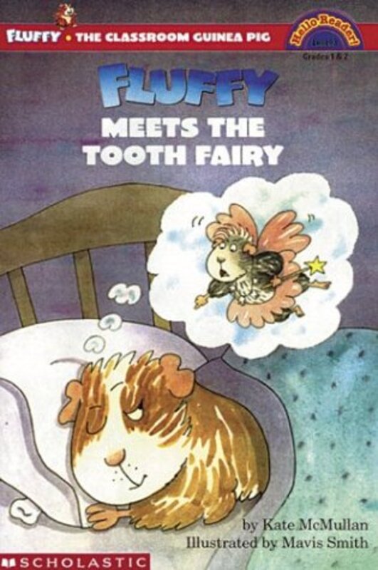 Book cover for "Fluffy Meets The Tooth Fairy" by Kate McMullan