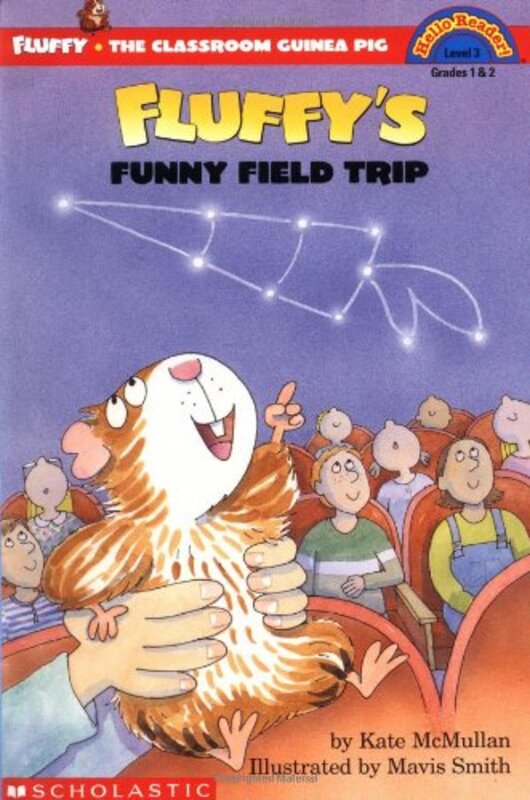 Book cover for "Fluffy's Funny Field Trip" by Kate McMullan