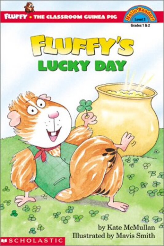 Book cover for "Fluffy's Lucky Day" by Kate McMullan
