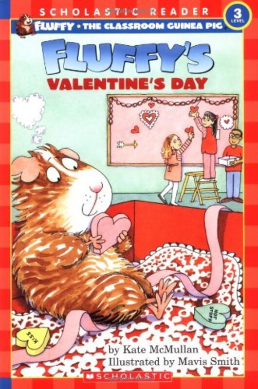 Book cover for "Fluffy's Valentine's Day" by Kate McMullan