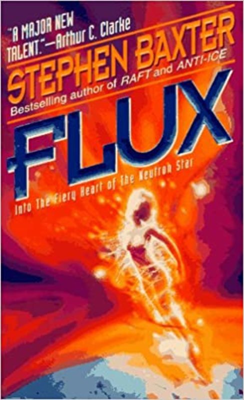 Book cover for "Flux" by Stephen Baxter