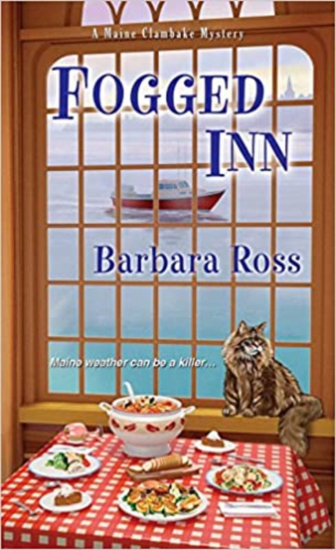 Book cover for "Fogged Inn" by Barbara Ross