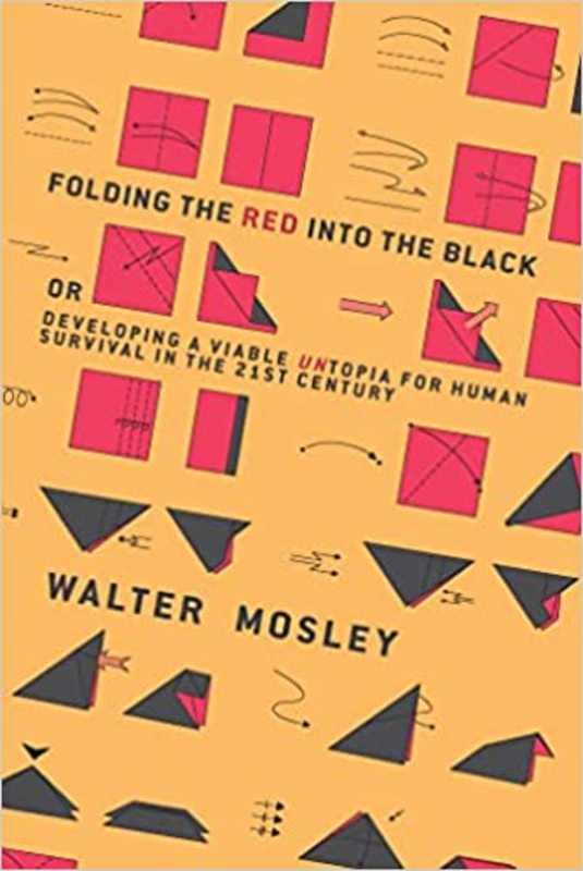 Book cover for "Folding the Red Into the Black" by Walter Mosley