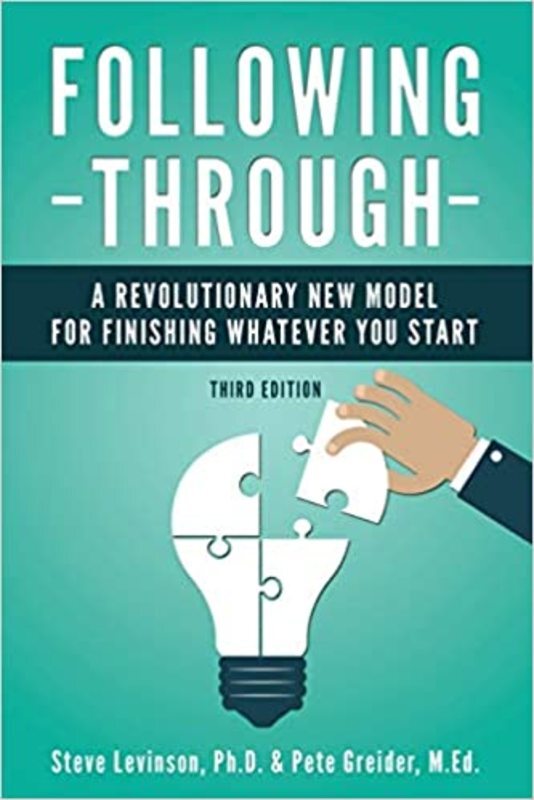 Book cover for "Following Through" by Steve Levinson