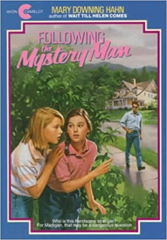 Book cover for "Following the Mystery Man" by Mary Downing Hahn