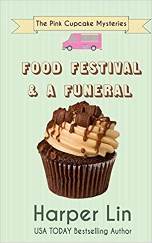 Book cover for "Food Festival and a Funeral" by Harper Lin