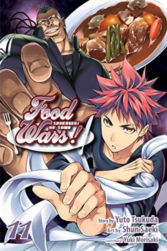 Book cover for "Food Wars!: Shokugeki no Soma, Vol. 11" by Yuto Tsukuda