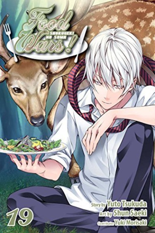 Book cover for "Food Wars!: Shokugeki no Soma, Vol. 19: Those Who Reach For The Top" by Yuto Tsukuda