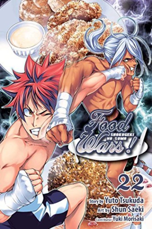 Book cover for "Food Wars!: Shokugeki no Soma, Vol. 22: Rematch With A Rival" by Yuto Tsukuda