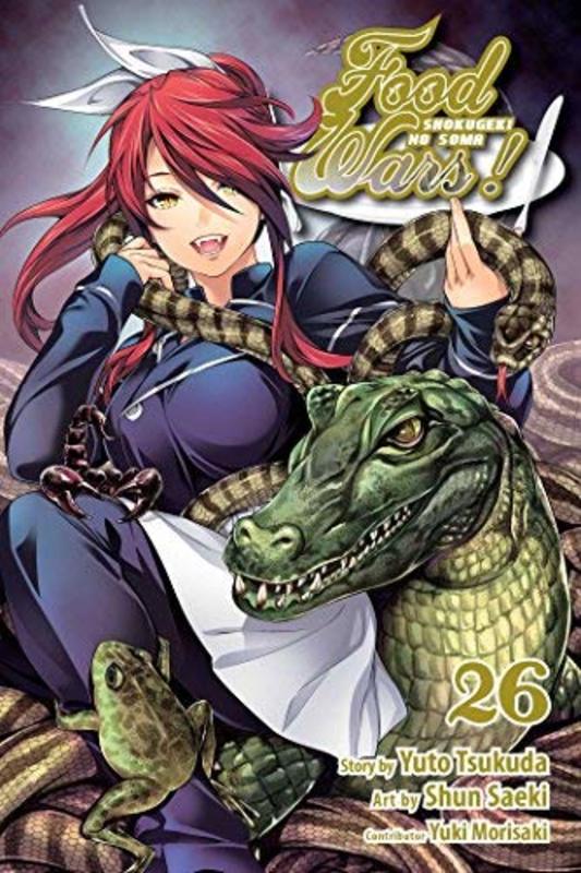 Book cover for "Food Wars!: Shokugeki no Soma, Vol. 26" by Yuto Tsukuda