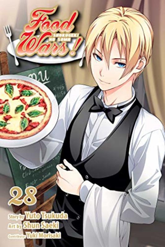 Book cover for "Food Wars!: Shokugeki no Soma, Vol. 28" by Yuto Tsukuda