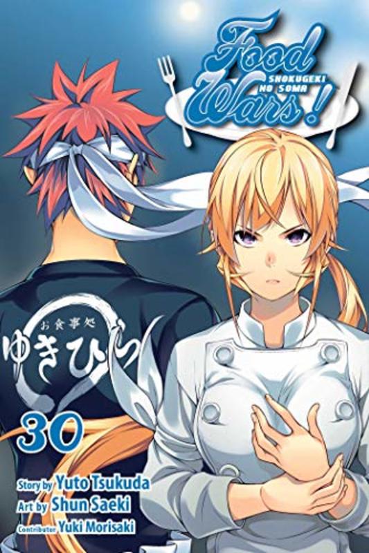 Book cover for "Food Wars!: Shokugeki no Soma, Vol. 30" by Yuto Tsukuda