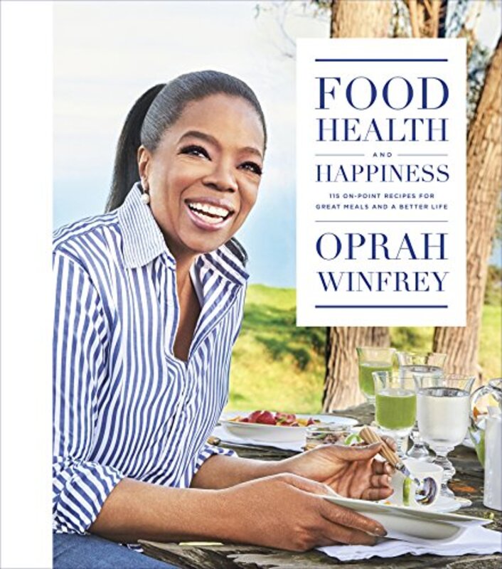 Book cover for "Food, Health, and Happiness"