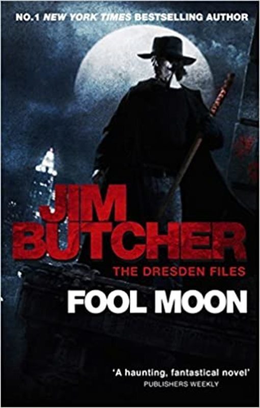 Book cover for "Fool Moon" by Jim Butcher