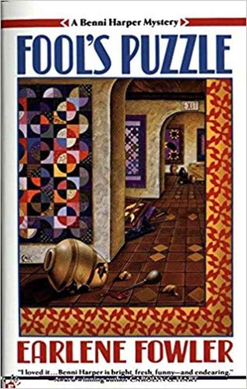 Book cover for "Fool's Puzzle" by Earlene Fowler