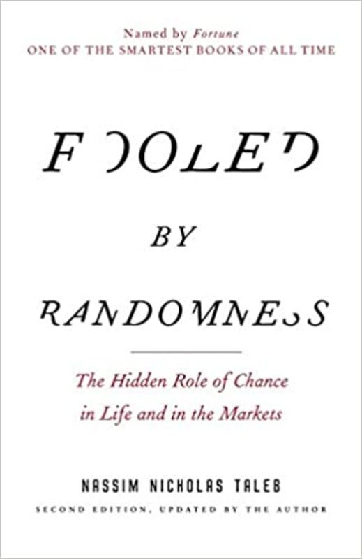 Book cover for "Fooled by Randomness" by Nassim Taleb