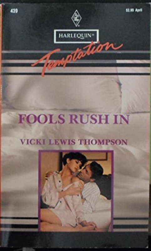 Book cover for "Fools Rush In" by Vicki Lewis Thompson