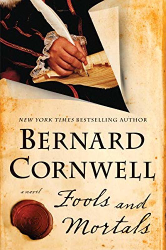 Book cover for "Fools and Mortals" by Bernard Cornwell