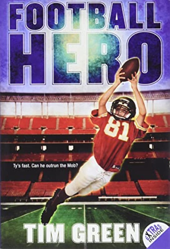 Book cover for "Football Hero" by Tim Green