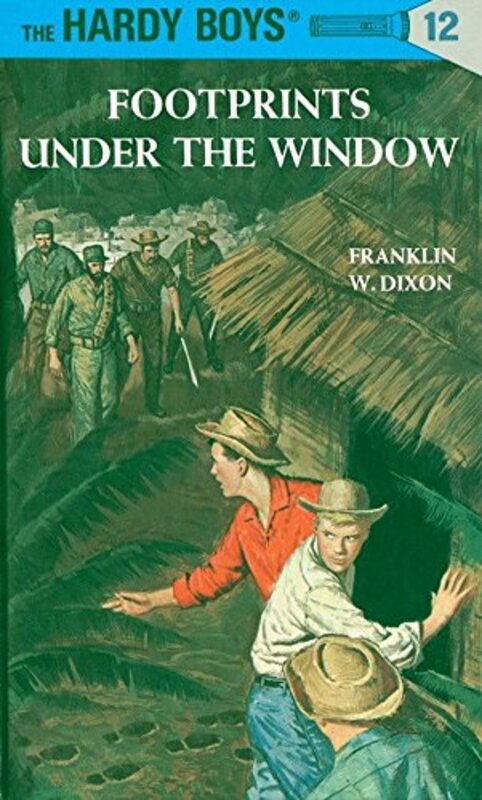 Book cover for "Footprints Under the Window" by Franklin W Dixon
