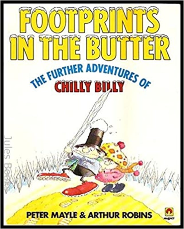 Book cover for "Footprints in the Butter" by Peter Mayle