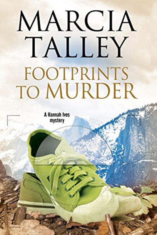 Book cover for "Footprints to Murder" by Marcia Talley