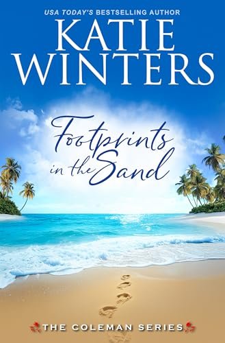 Book cover for "Footprints in the Sand" by Katie Winters