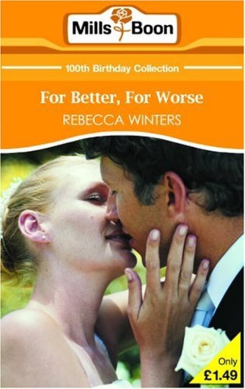 Book cover for "For Better, For Worse" by Rebecca Winters