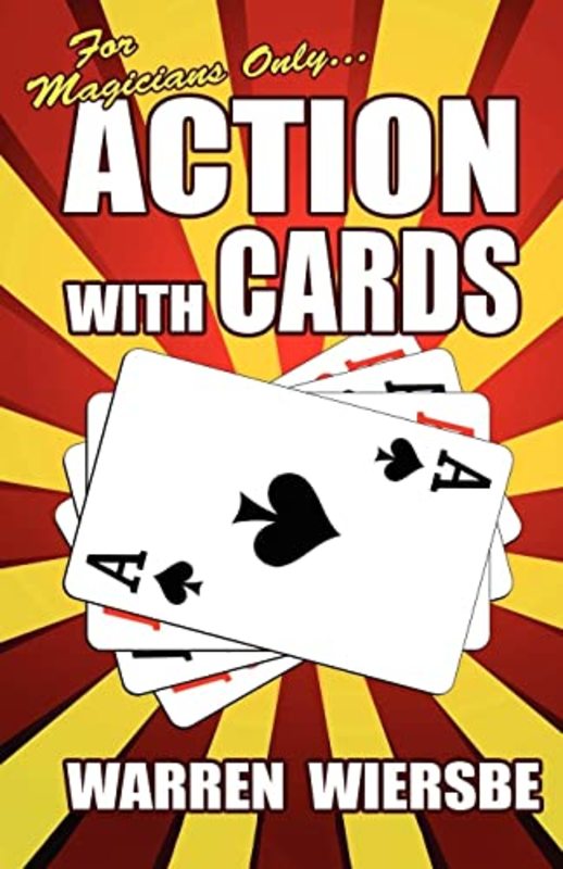 Book cover for "For Magicians Only: Action with Cards" by Warren W Wiersbe