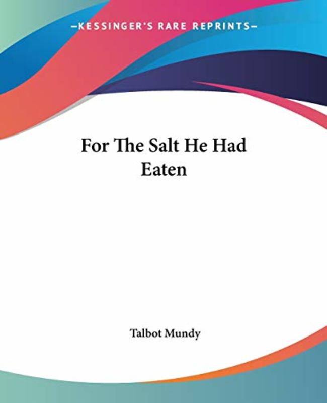 Talbot Mundy book cover