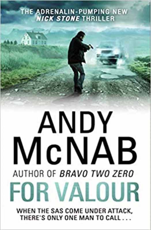 Book cover for "For Valour" by Andy McNab