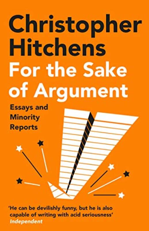Book cover for "For the Sake of Argument"